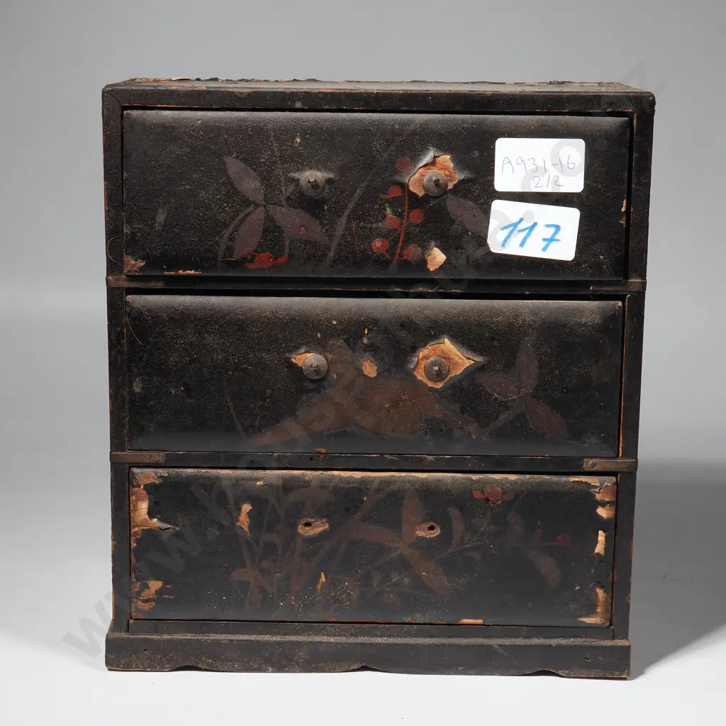 Vintage Japanese Jewellery Cabinet A/F Image 1++