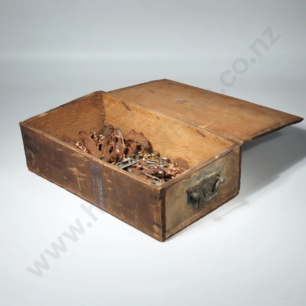Box of Unused Stock Edwardian Chest Handles Image 1++