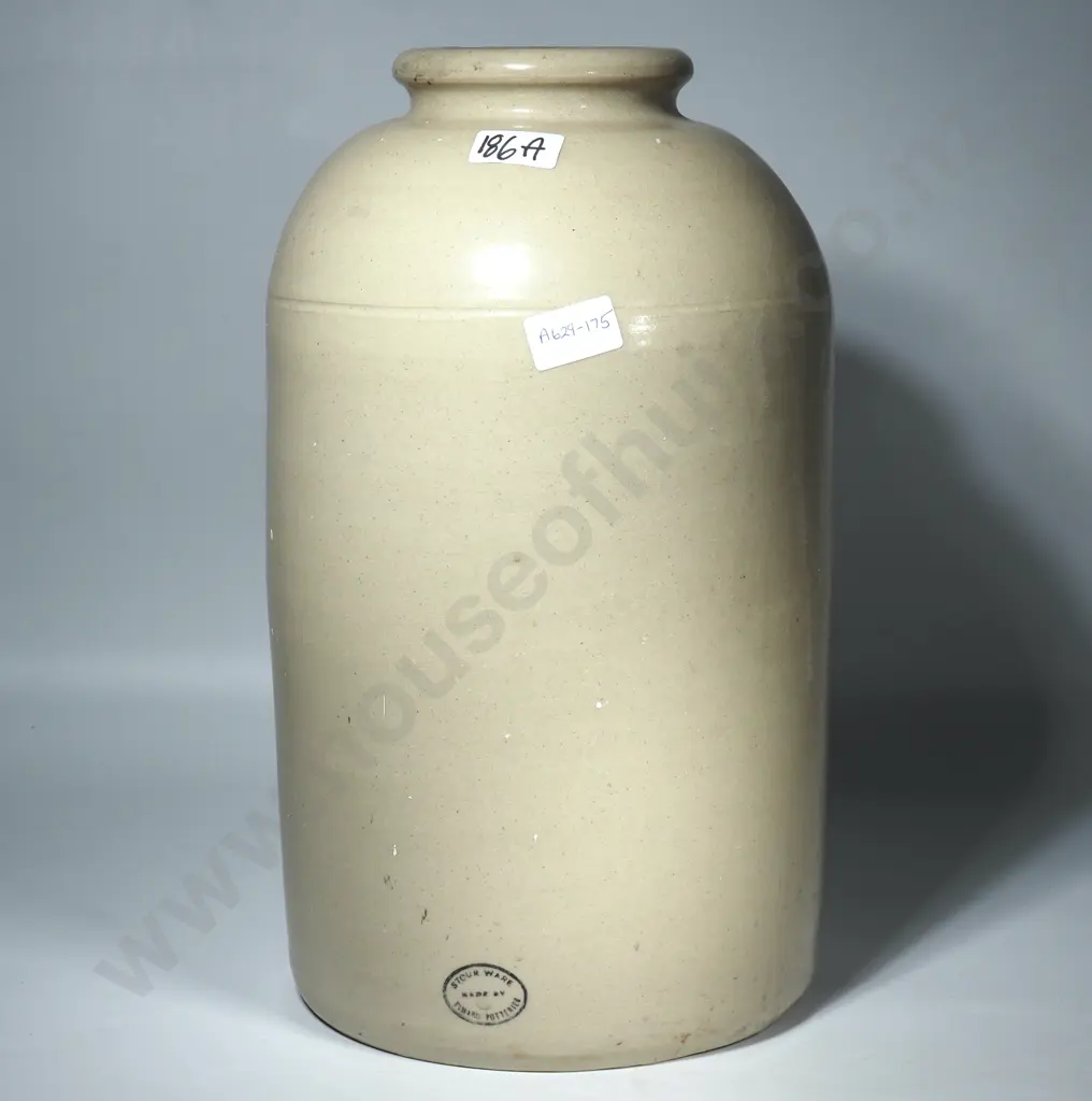 Stour Ware Cream  Stoneware Open Mouth Crock Image 1++