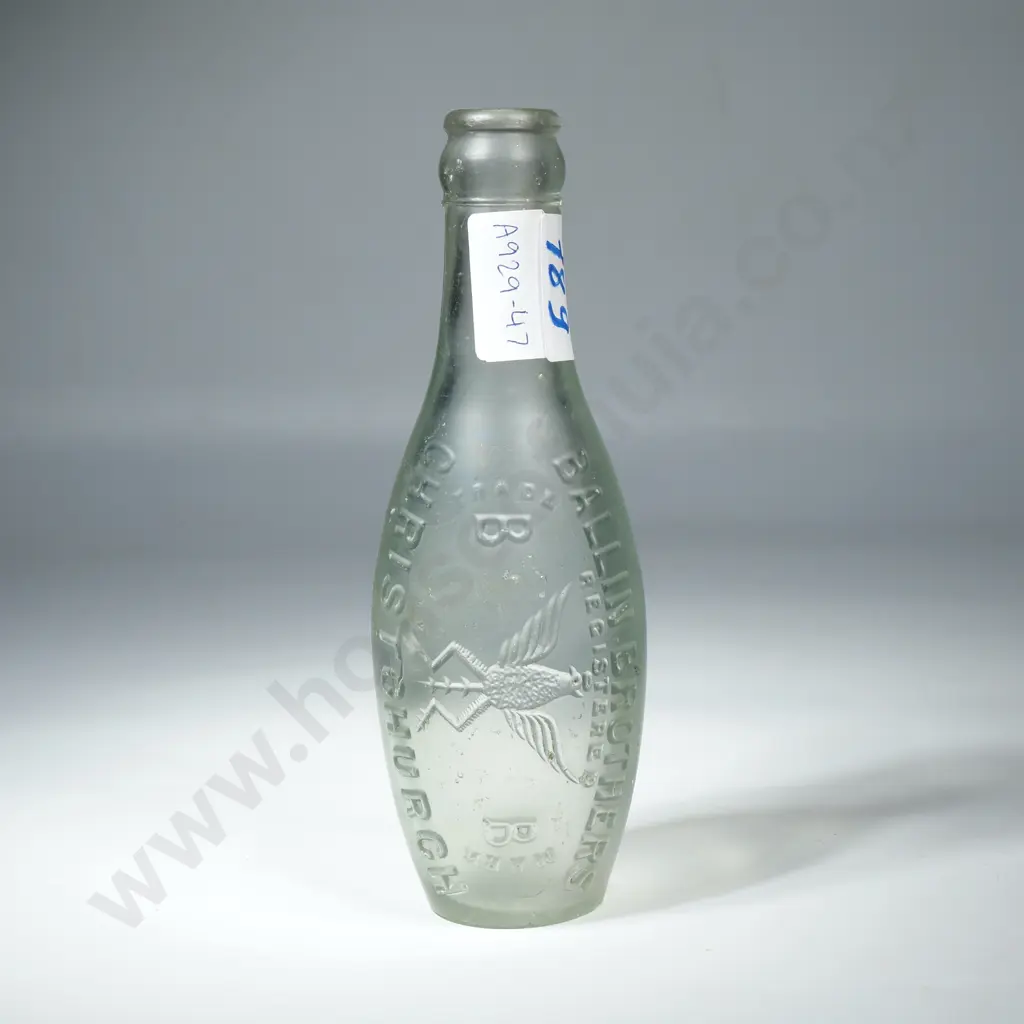 Ballin Brothers Glass Ten Pin Bottle Image 1++