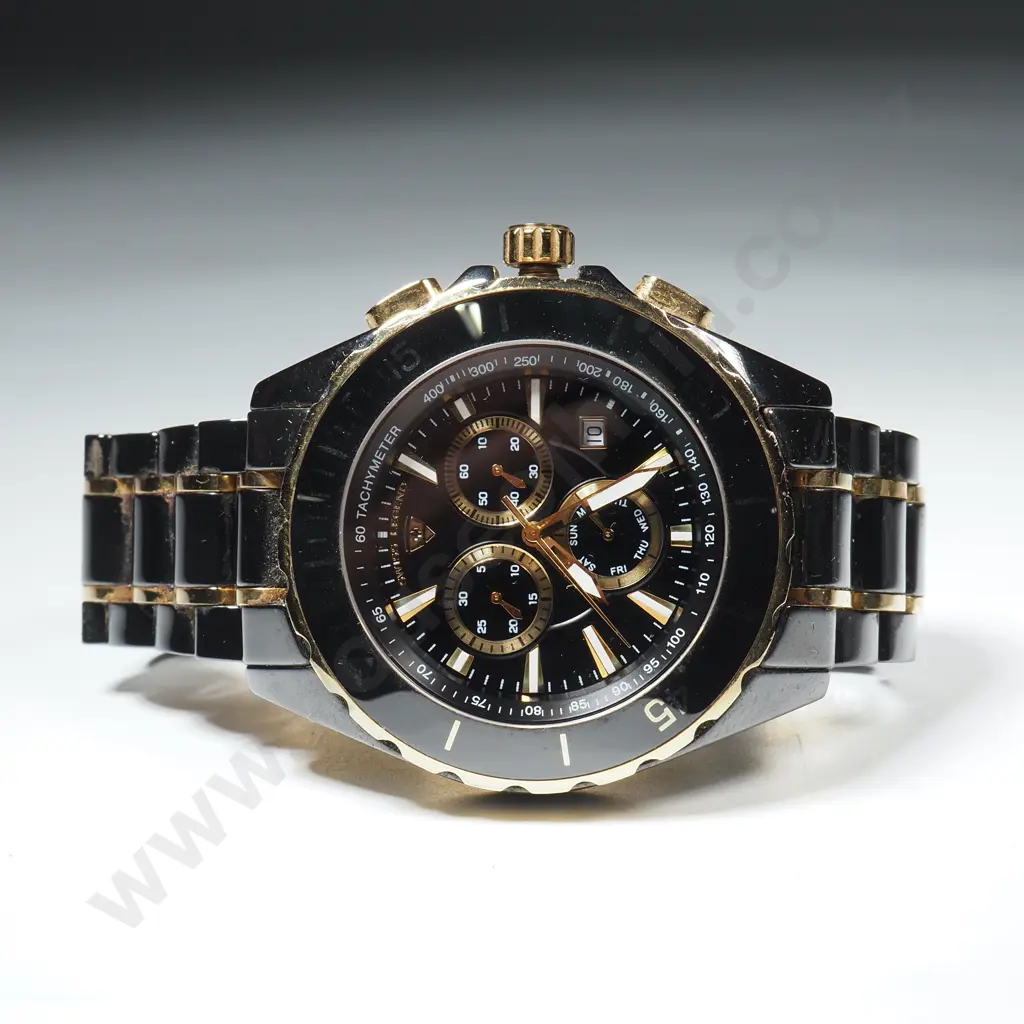Swiss Legend Identity Chronograph Watch Model  SL-10614-BKBGA Image 1++