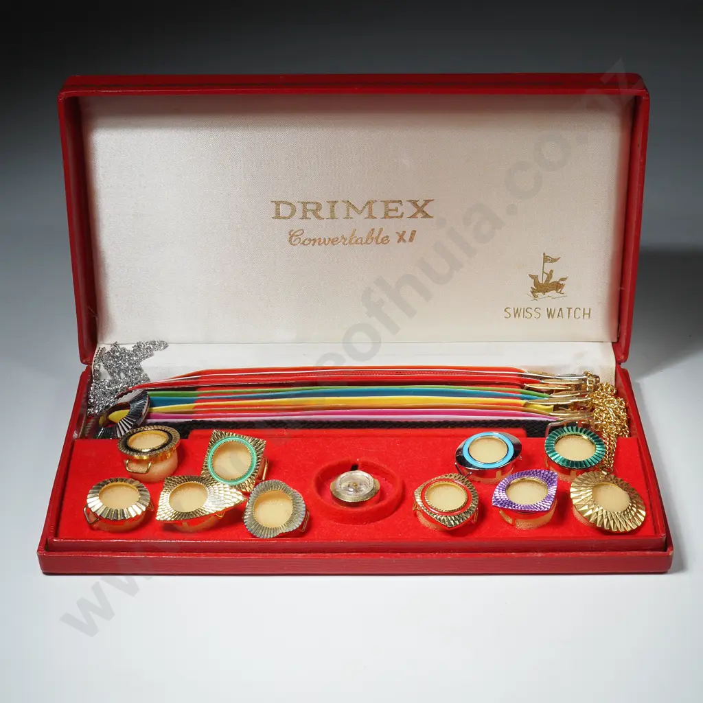 Vintage 1970s Drimex Toptime Watch Set Image 1++