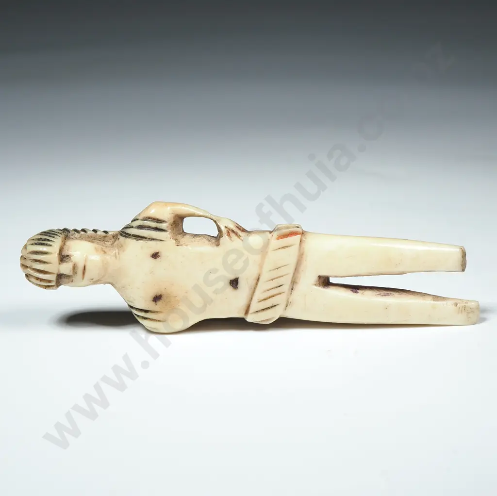 Small Carved Bone Man Image 1++