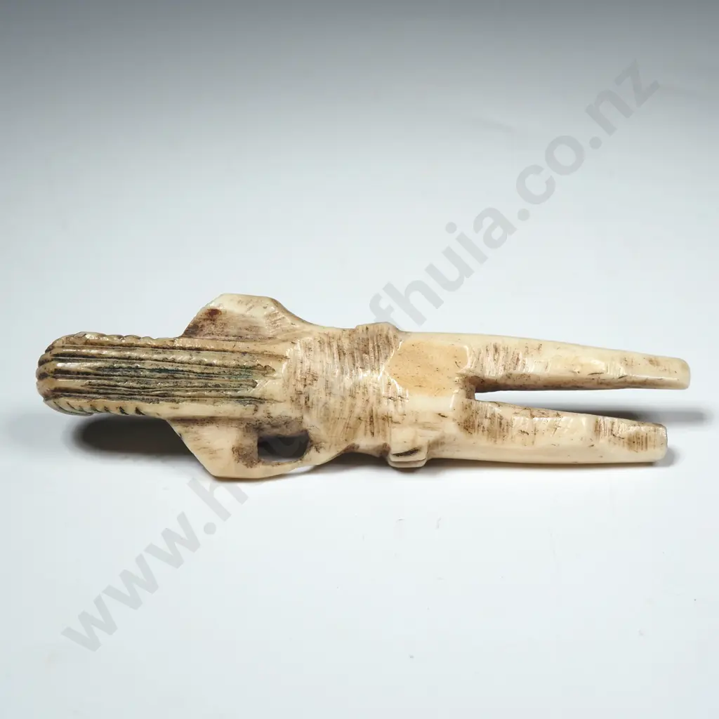 Small Carved Bone Man Image 1++