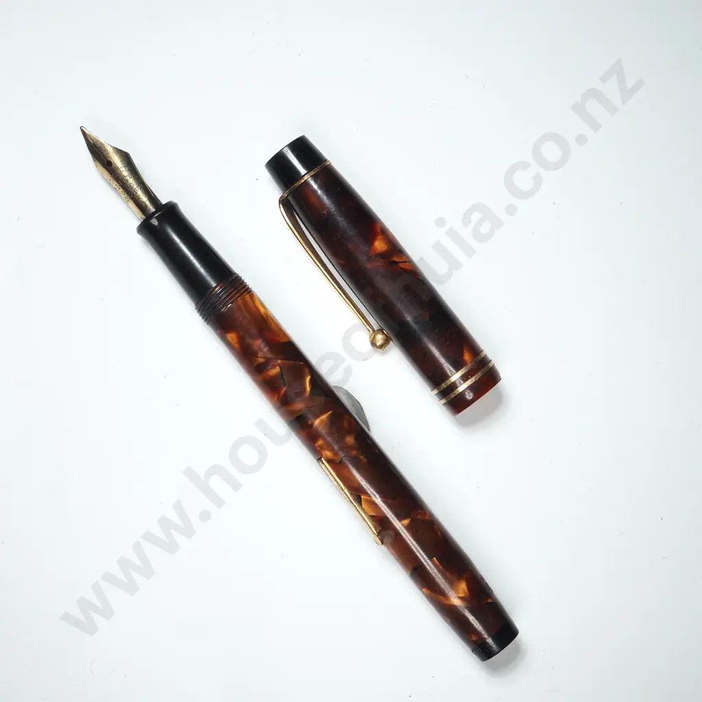 Onoto De La Rue Fountain Pen w 14ct Gold Nib Image 1++