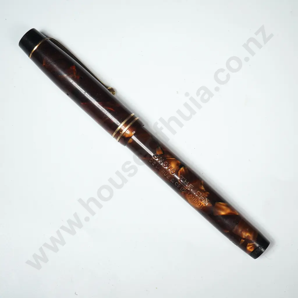 Onoto De La Rue Fountain Pen w 14ct Gold Nib Image 1++