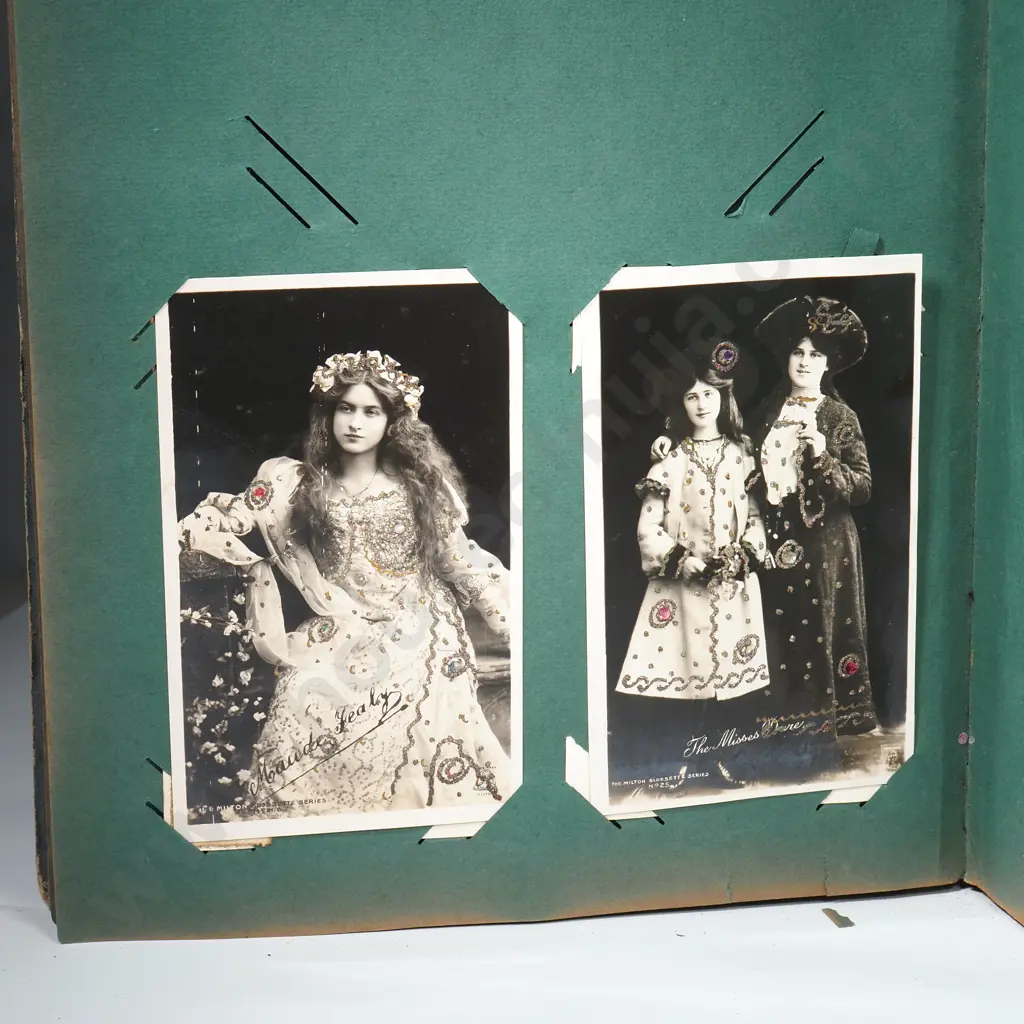 Vintage Album Containing Many Humorous Cards & Famous Personalities & Caricatures Image 1++