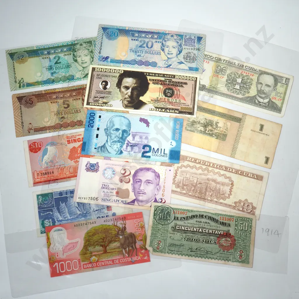 Mixed Currency - Three Sheets, Two Seperate Image 1++