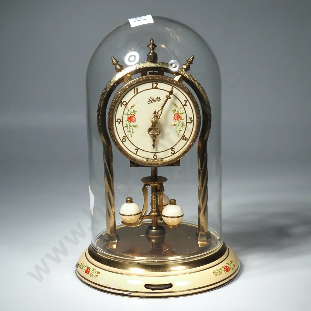 Vintage Schatz 400 Day Mantle Clock Image 1++