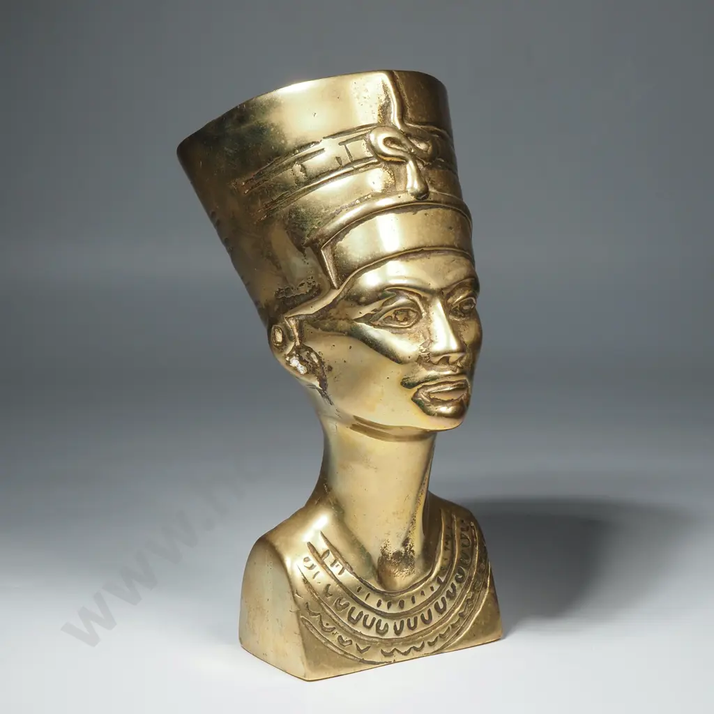 Heavy Brass Nefertiti Bust Image 1++