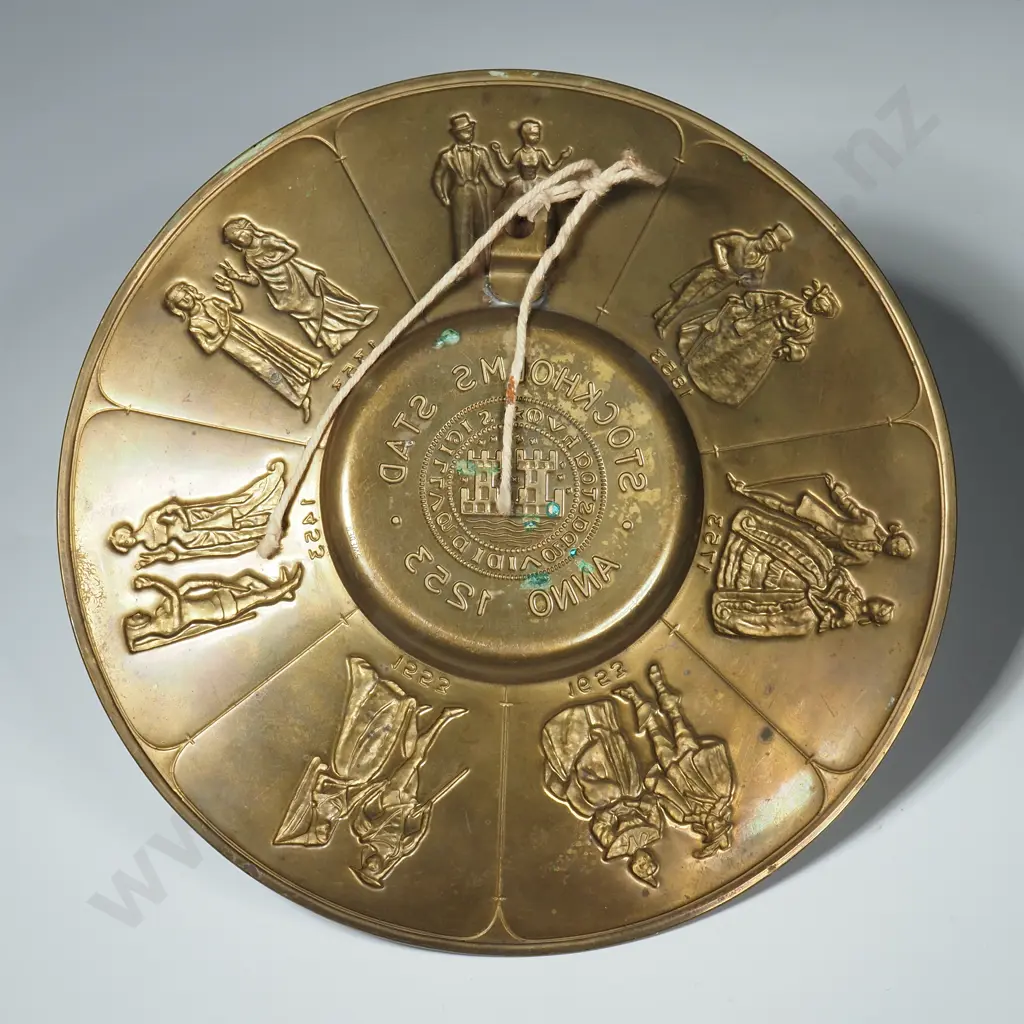 Stockholms Stad Anno 1253 copper plate Image 1++