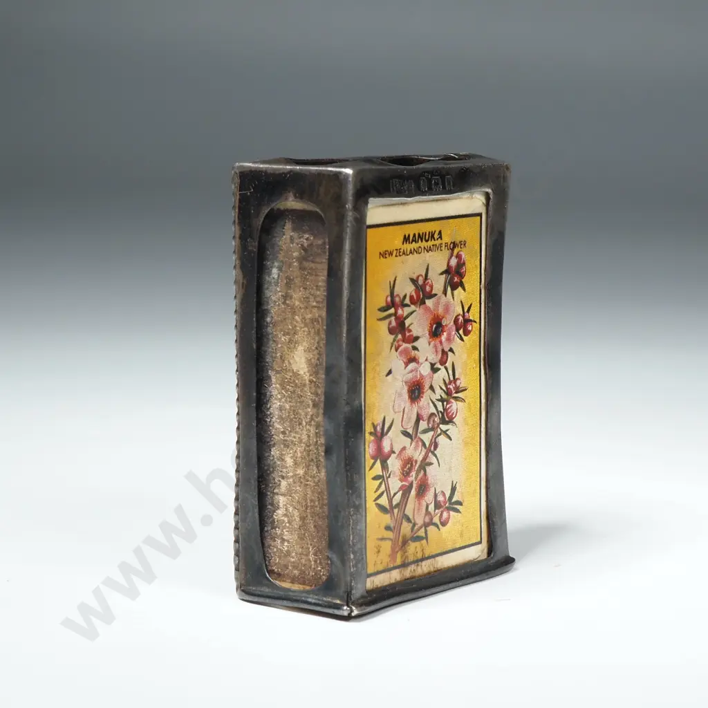 Antique Sterling Silver Matchbox Holder Image 1++