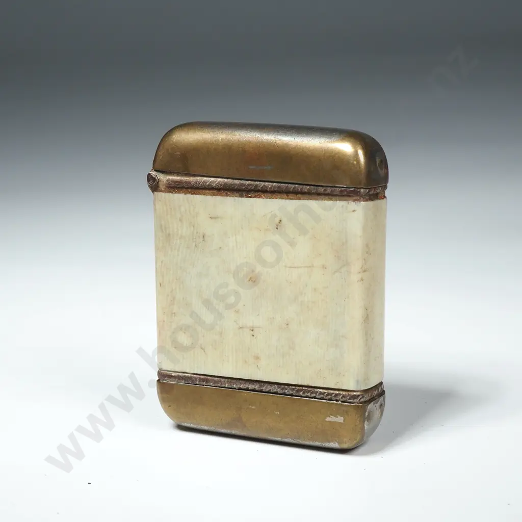 Vintage Brass Vesta Image 1++