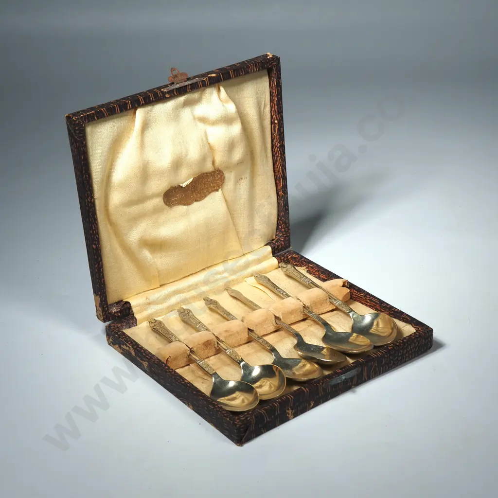 Vintage Set of Six S/P Apostle Spoons Image 1++