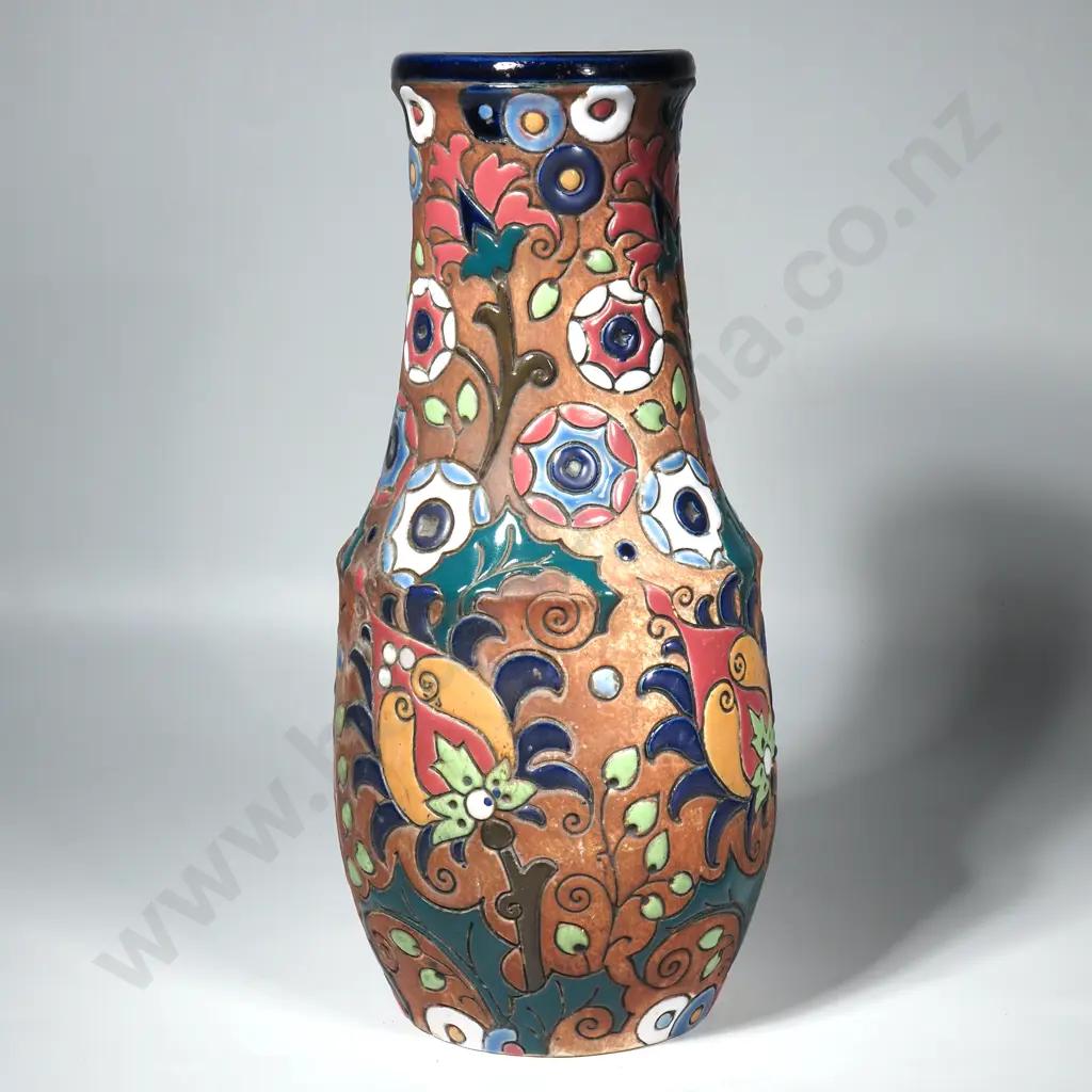 Vintage Czech Amphora Pottery Vase a/f Image 1++