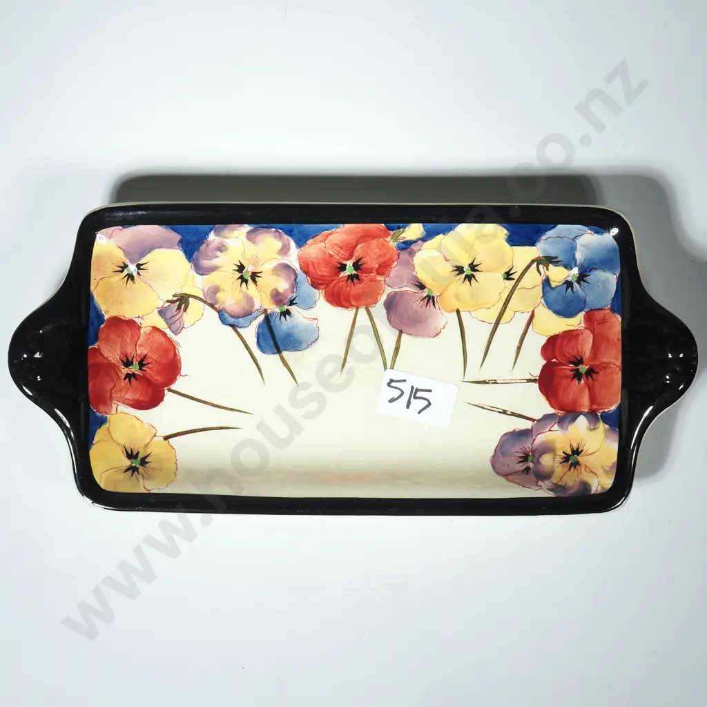 Royal Doulton Pansy Pattern Sandwich Tray Image 1++