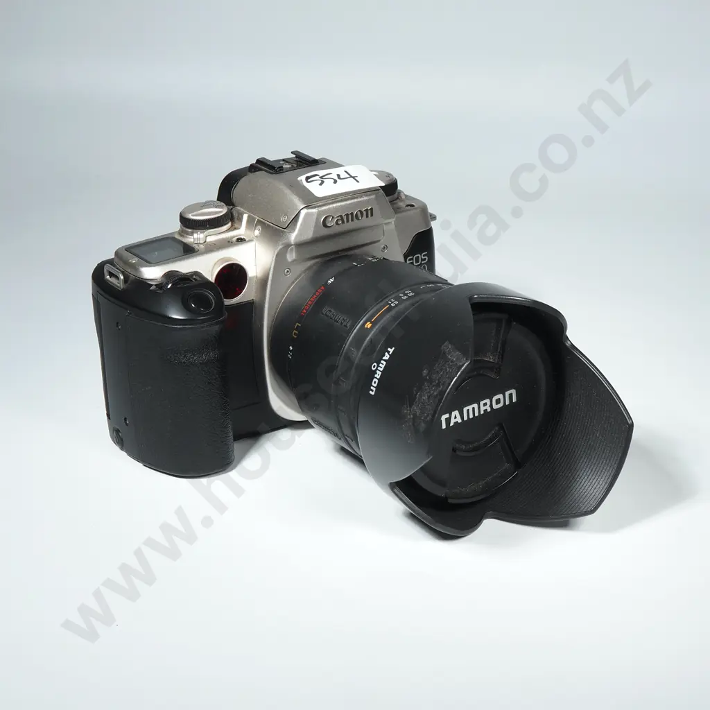 Canon EOS 50 FIlm Camera W/ Tamron Lens Image 1++