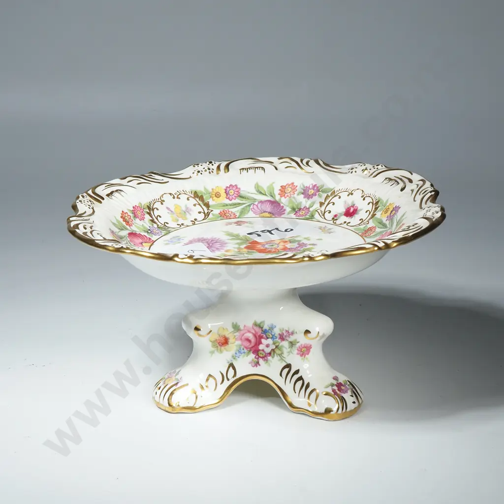 English Hammersley Fine China Comport - 'Dresden Springs' Image 1++