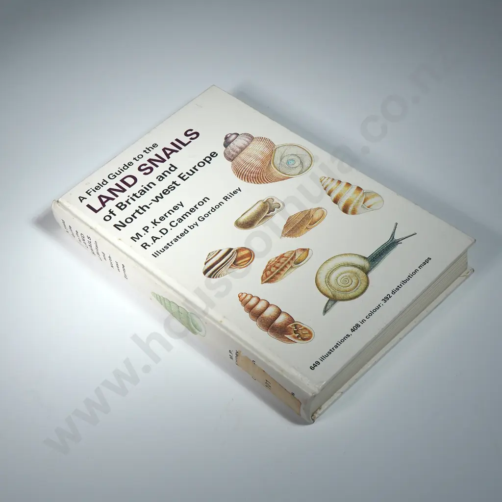 A Field Guide to the Snails of Britain & North-west Europe - 1979 - 288pages - Colour Image 1++