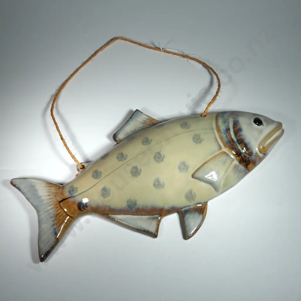 Wall Hung 3D Ceramic Fish Plaque Image 1++