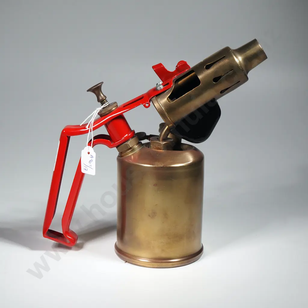Vintage Optimus Brass Kerosene Oil Blowtorch Made in Sweden  411 Unused Image 1++