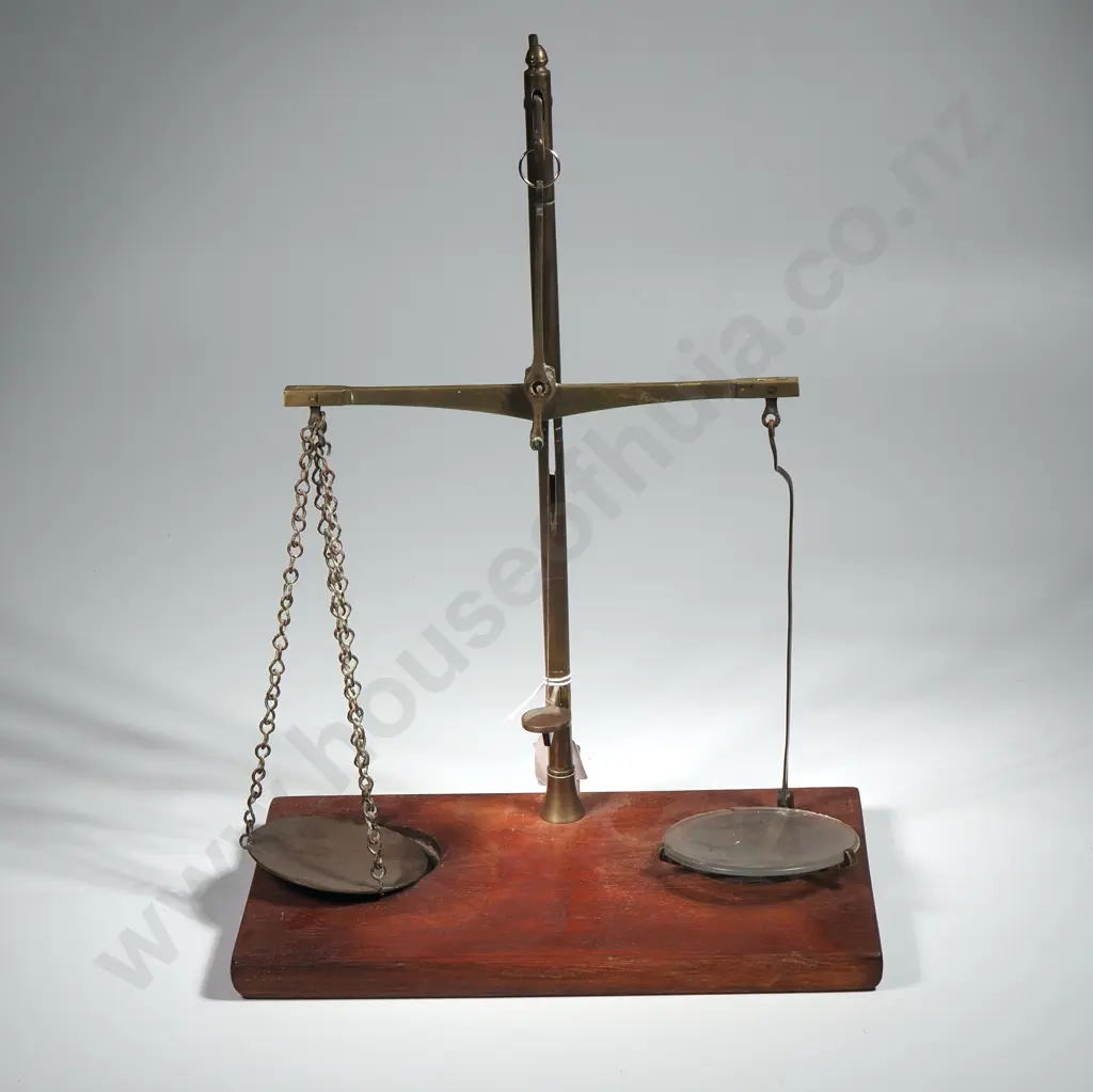Vintage Brass Balance/ Apothecary  Scale. Image 1++