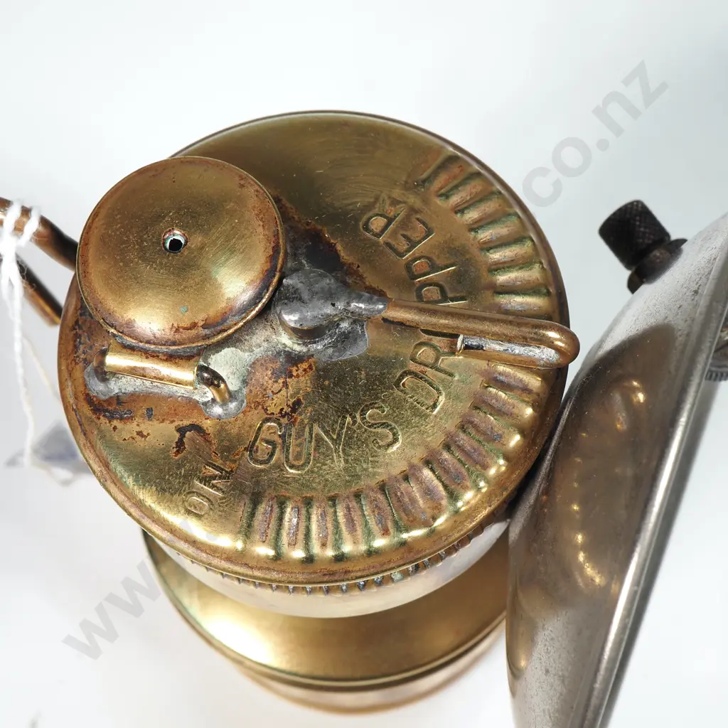 Guys Dropper Carbide Miners Lamp Manufactured by The Universal Lamp Co Image 1++