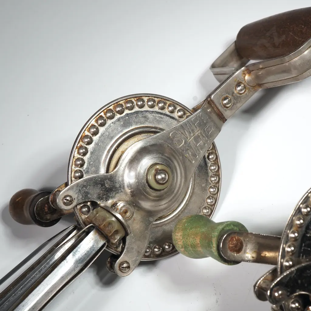 Two Vintage Egg Beaters. Both Swiftwhip Brand  Image 1++