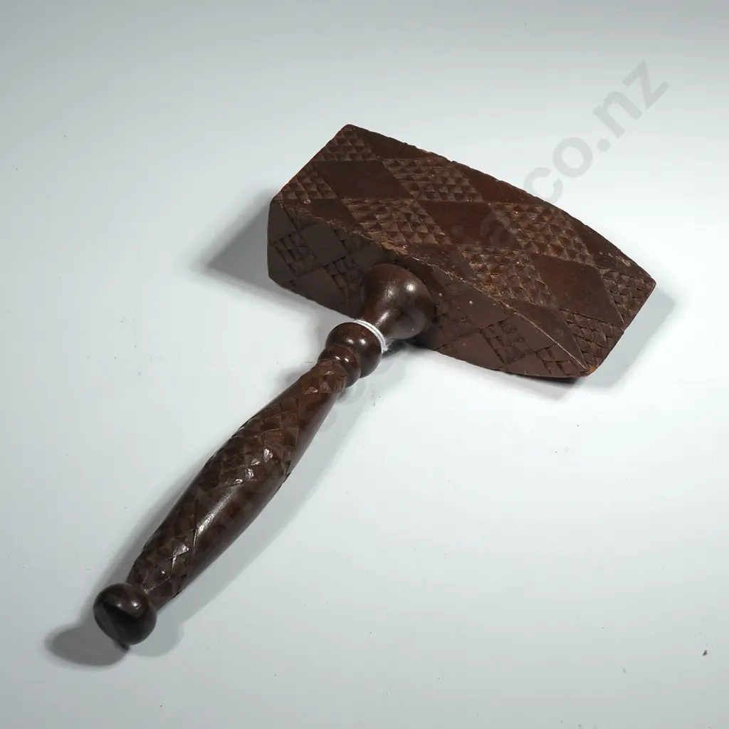 Decorative Carved Wooden Mallet Image 1++