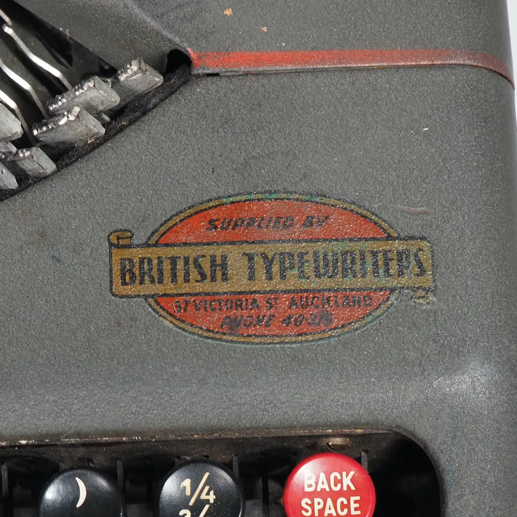 Vintage Empire Aristocrat Portable Typewriter- Circa 1950s Image 1++