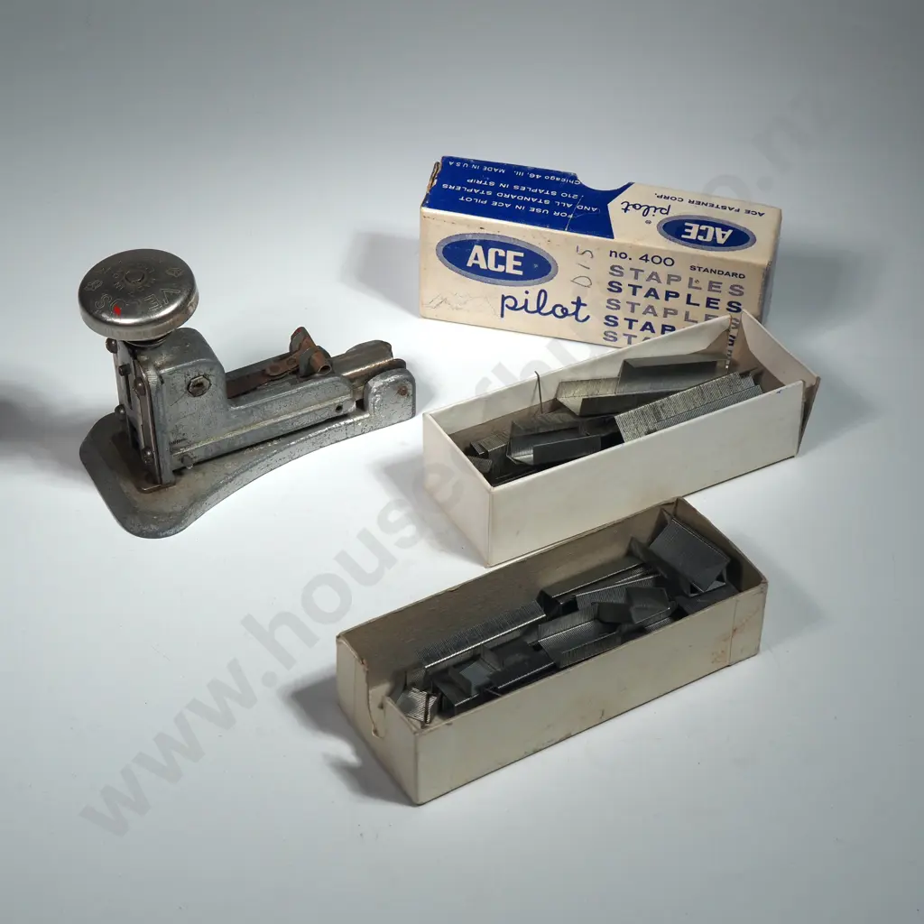 Vintage Velos Stapler & Staples.  Image 1++