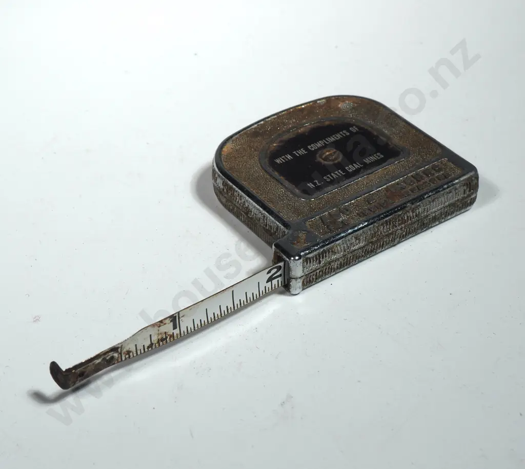 Advertising Tape Measure "With The Compliments Of NZ State Coal Mines" Image 1++