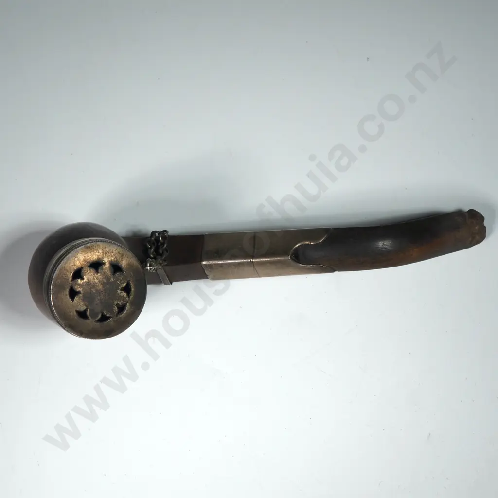 Vintage Hand-Carved Tobacco Pipe In Original Case Image 1++