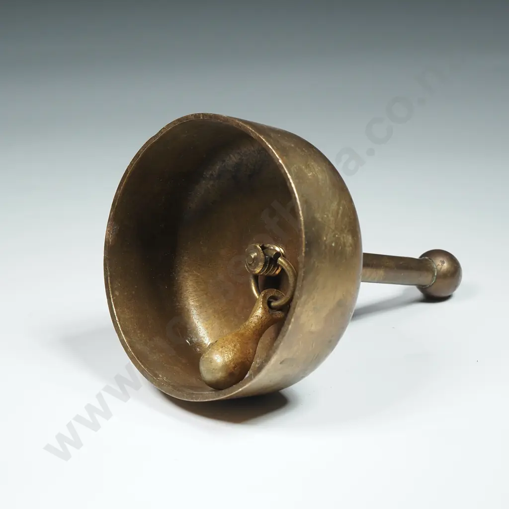 Small Mid Century Brass Bell  Image 1++