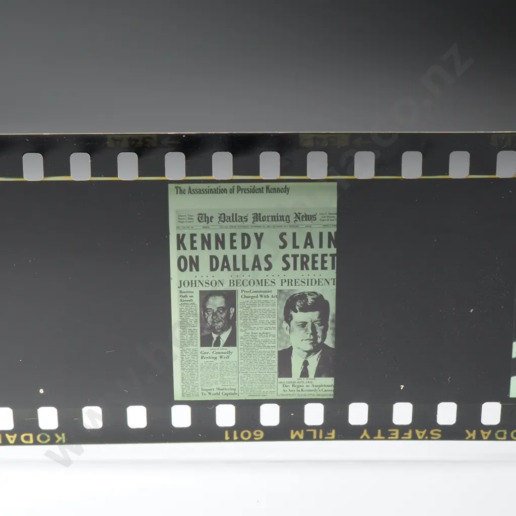 Two Vintage Educational Filmstrip Produced by Department of Education - Earthquakes & The Kennedy Assasination Image 1++