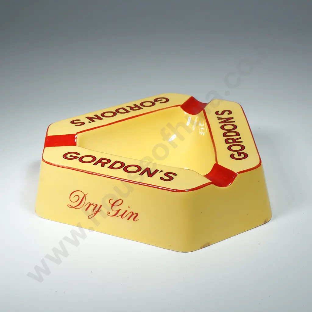 Carlton Ware China Advertising Ashtray for Gordon's Dry Gin Image 1++