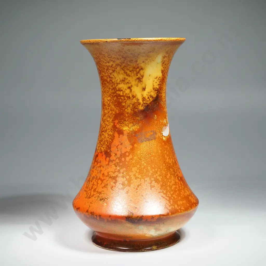 Vintage English H & K Tunstall Pottery Vase - Circa 1930 Image 1++