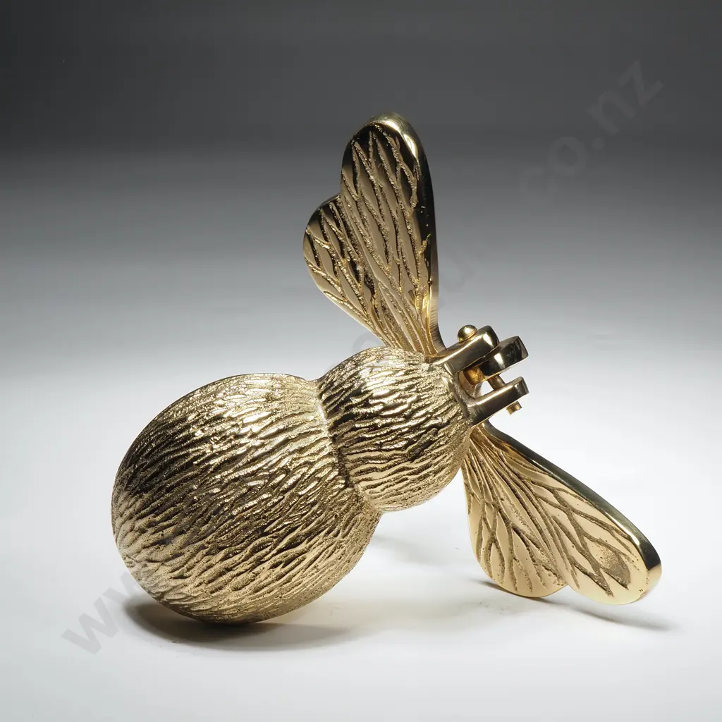 Brass Bee Shaped Door Knocker - Heavy Image 1++
