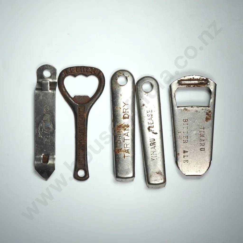 Bottle Opener's: Including Timaru Bitter Ale, Raro ,Tartan Dry, Crown, Timaru Image 1++