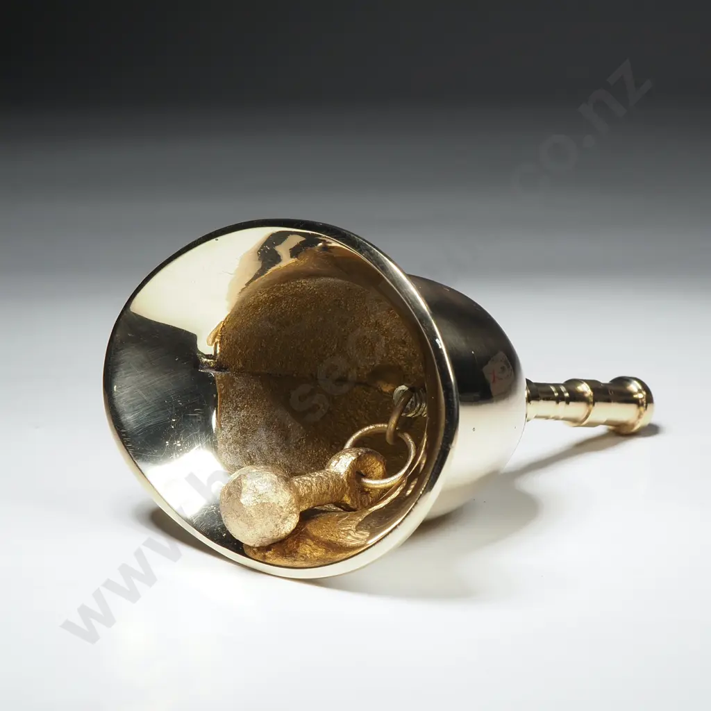 Vintage Brass Hand Bell Image 1++
