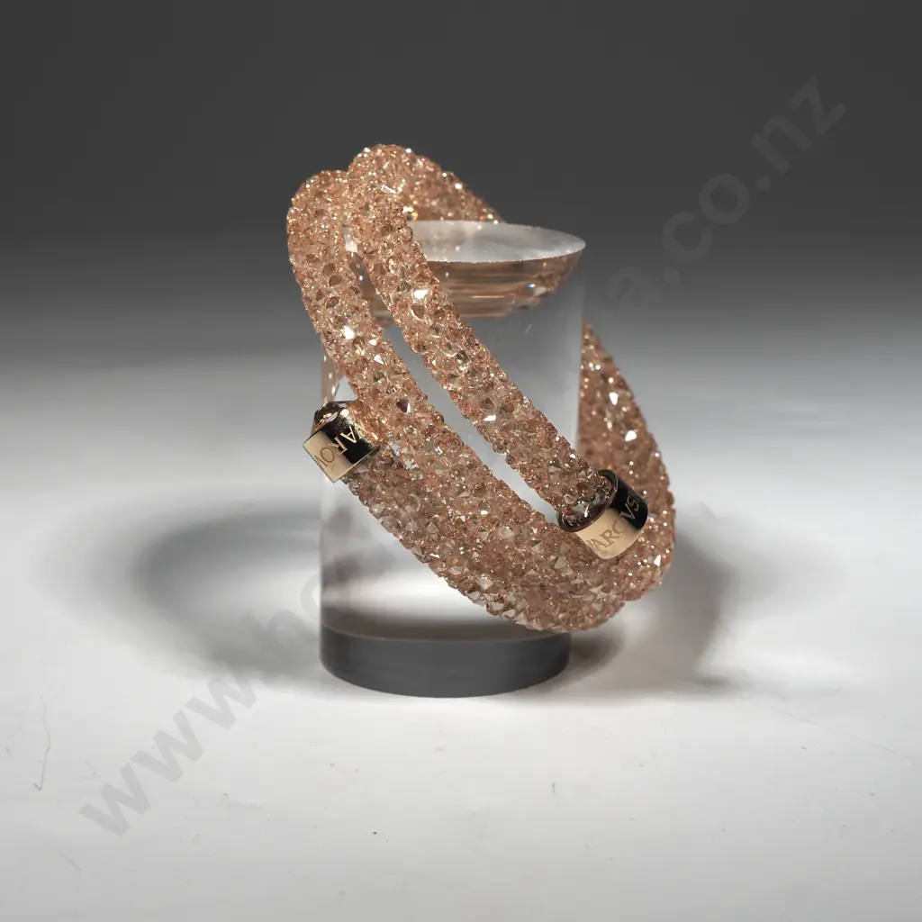 Cased Swarovski Crystal-dust Double Bangle - 540mm Image 1++
