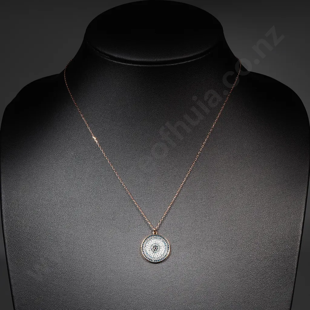 Cased Swarovski Eye Pendant Necklace - 540mm Image 1++