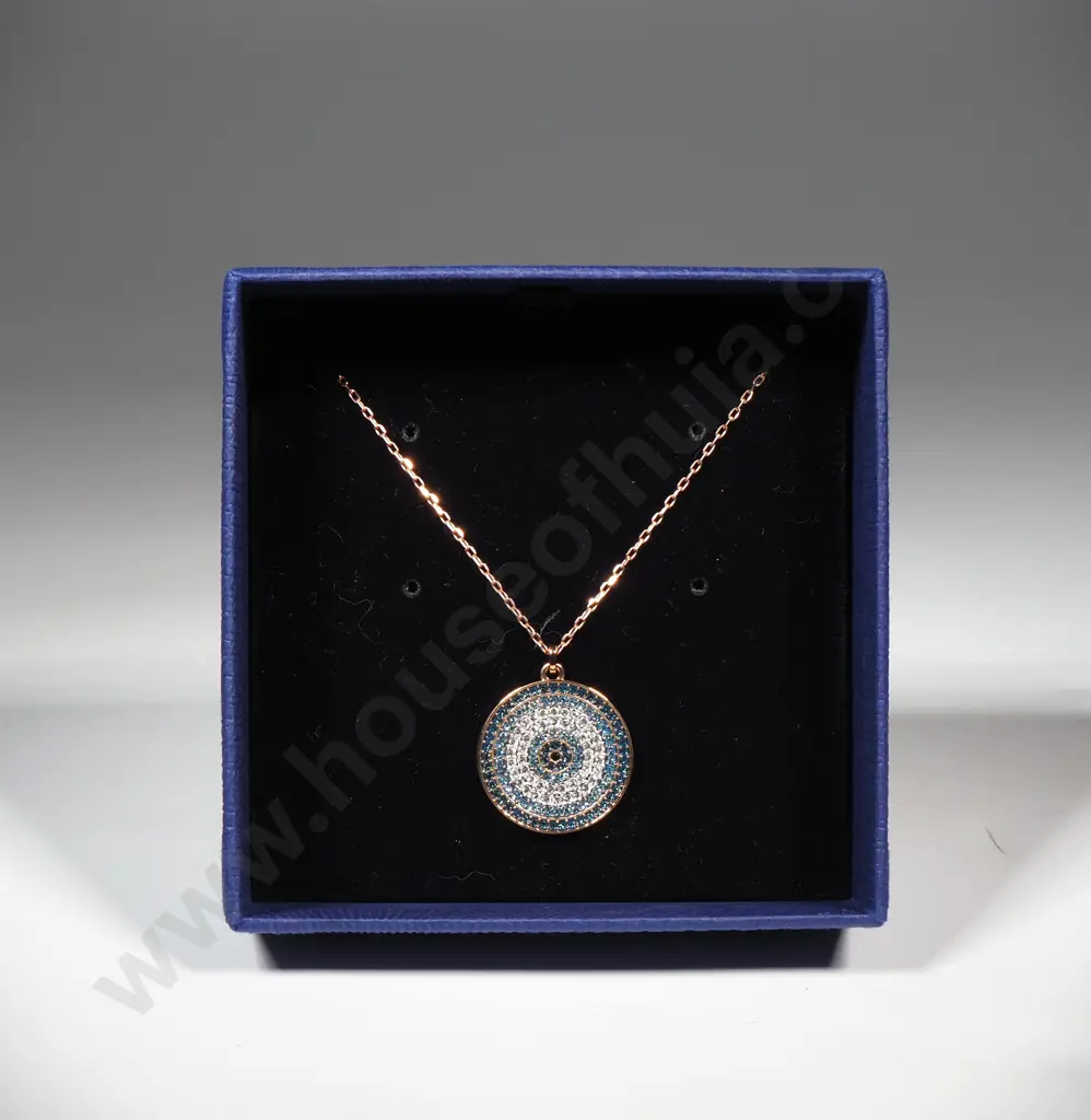 Cased Swarovski Eye Pendant Necklace - 540mm Image 1++