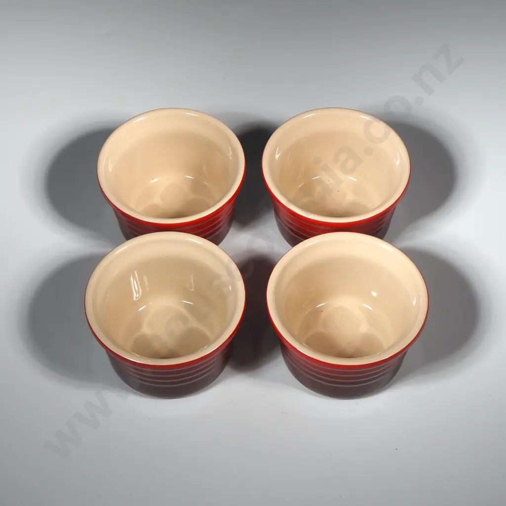 Four Small  "Le Crueset" Ramekins Image 1++
