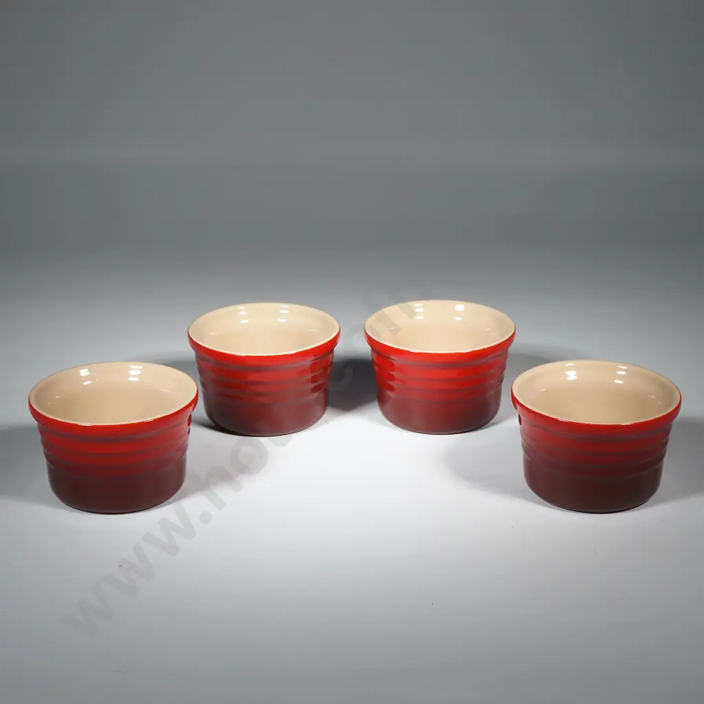 Four Small  "Le Crueset" Ramekins Image 1++