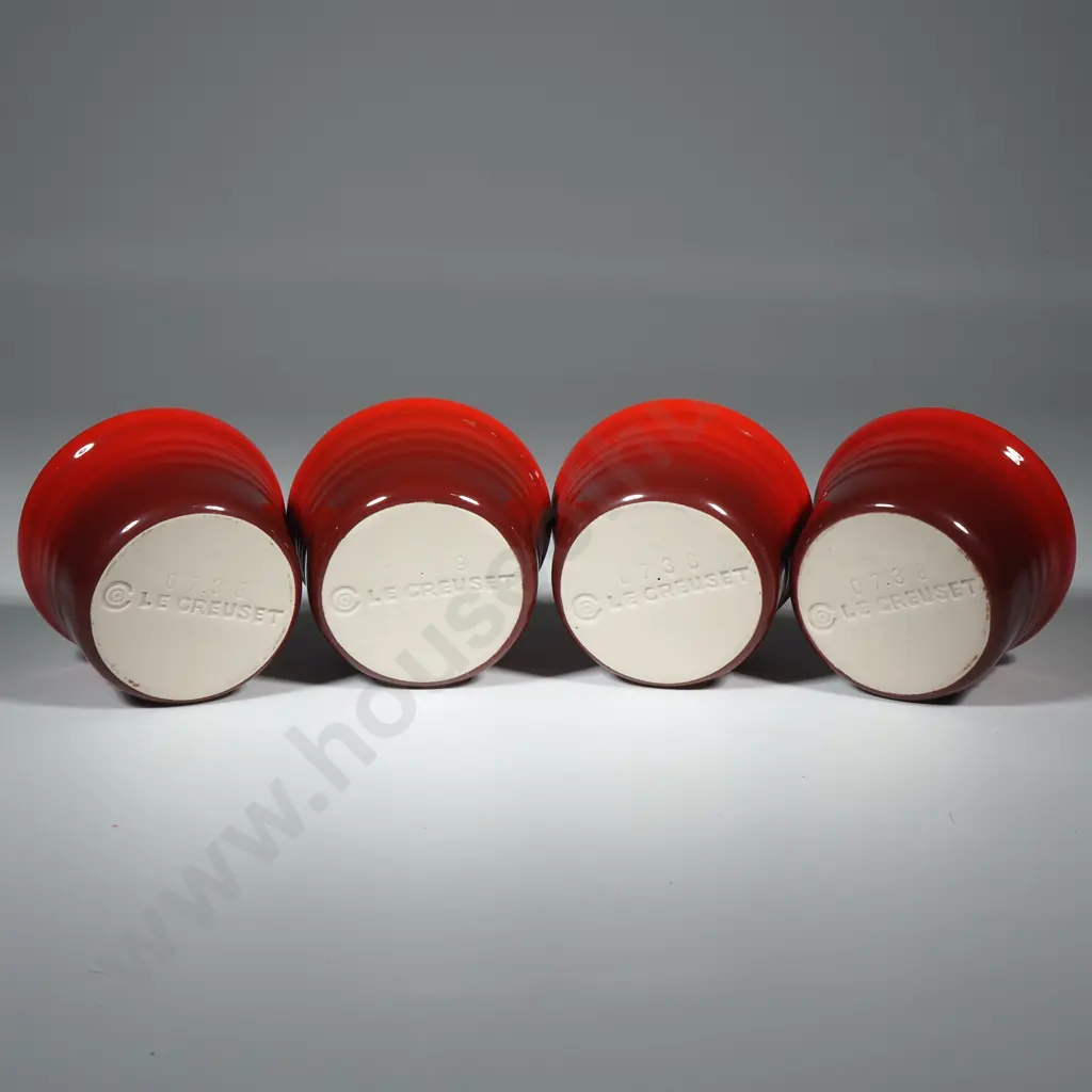 Four Small  "Le Crueset" Ramekins Image 1++