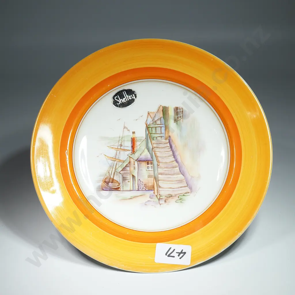 Shelley Cabinet Plate. 'Old England' Image 1++