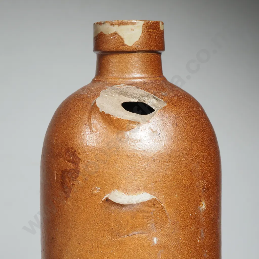 Vintage Splatterware Electric Jug. Marked w Patent No.to Base & An Erven Lucas Bols Amsterdam Stoneware Bottle. Both A/F Image 1++