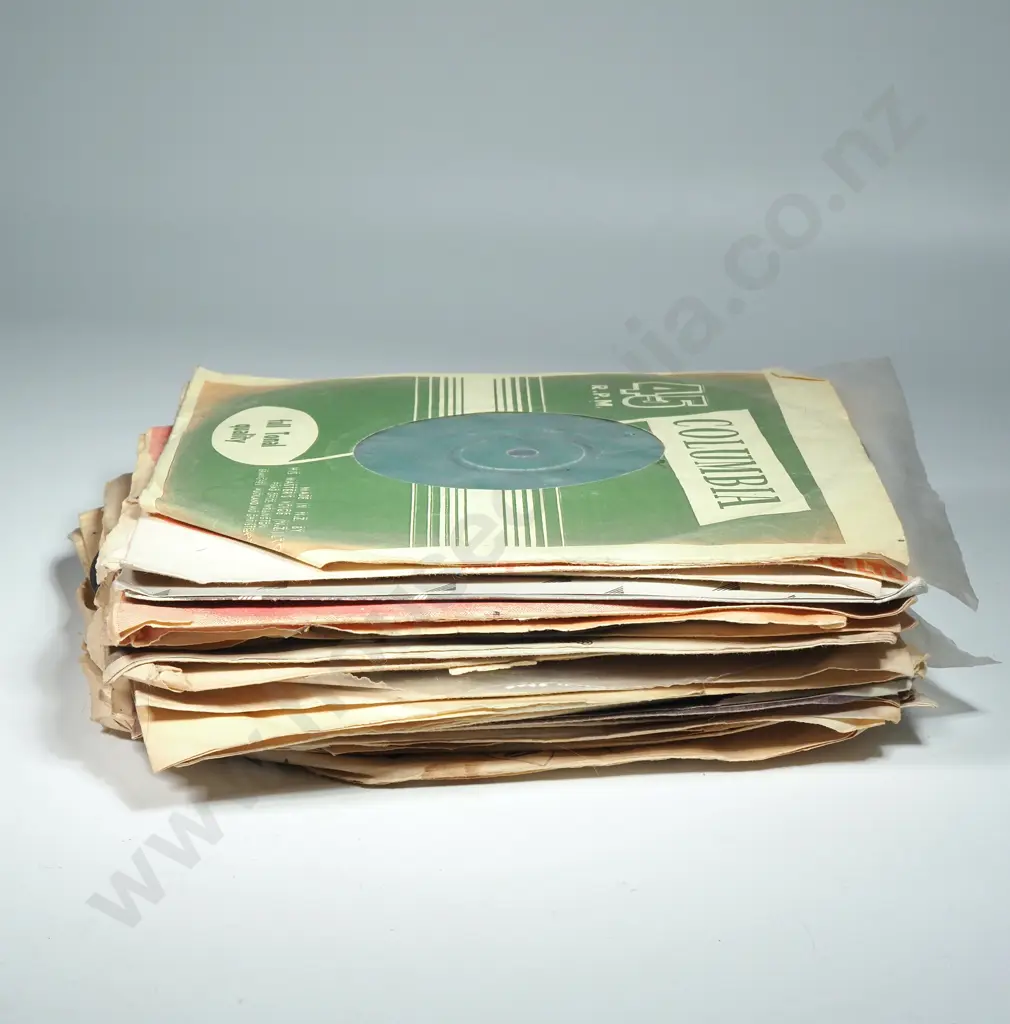 Collection Of 45 Records Image 1++