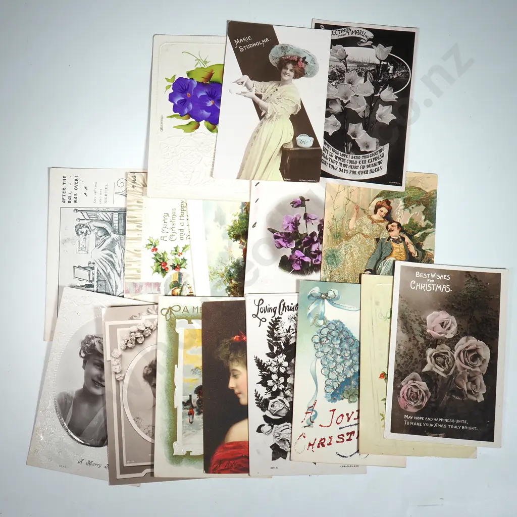 Larger Assorted Lot of Antique World Postcards  Image 1++